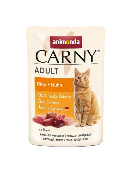 Katzenfutter Animonda Carny Adult Beef and chicken Rind und Kalbfleisch 85 g