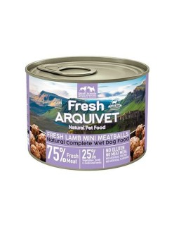 Comida húmeda Arquivet Fresh Lamb Mini Meatballs 200 g