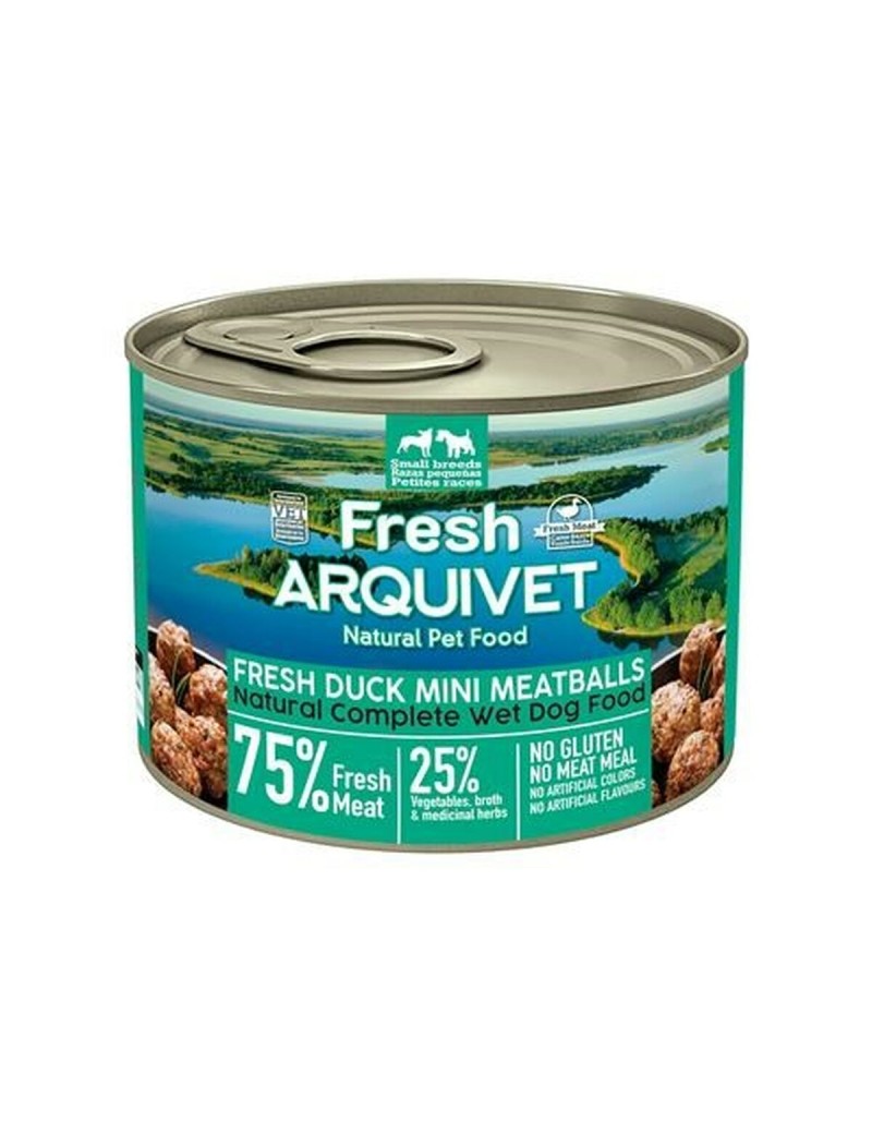 Comida húmeda Arquivet Fresh Duck Mini Meatballs 200 g