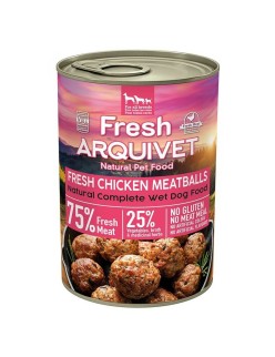 Comida húmeda Arquivet Fresh Chicken Meatballs Pollo 400 g