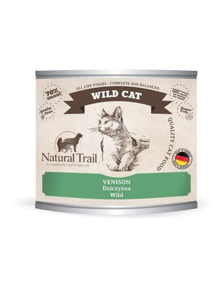 Katzenfutter NATURAL TRAIL Wild Cat Venison 200 g