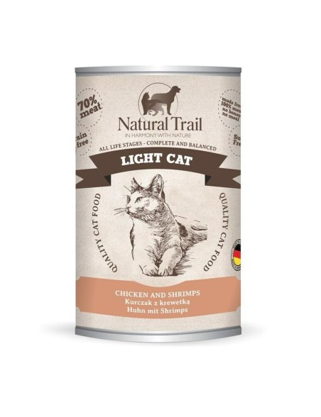 Comida para gato NATURAL TRAIL Light Cat Chicken Pollo 400 g