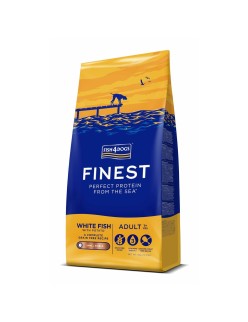 Pienso FISH4DOGS Finest Ocean White fish S Pescado 6 Kg