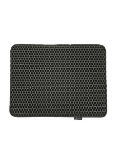 Tapis de Litière pour Chat Diamentiq                                 Noir EVA (1 Pièce)
