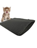 Alfombra para Arenero de Gatos Diamentiq                                 Negro EVA (1 Pieza)