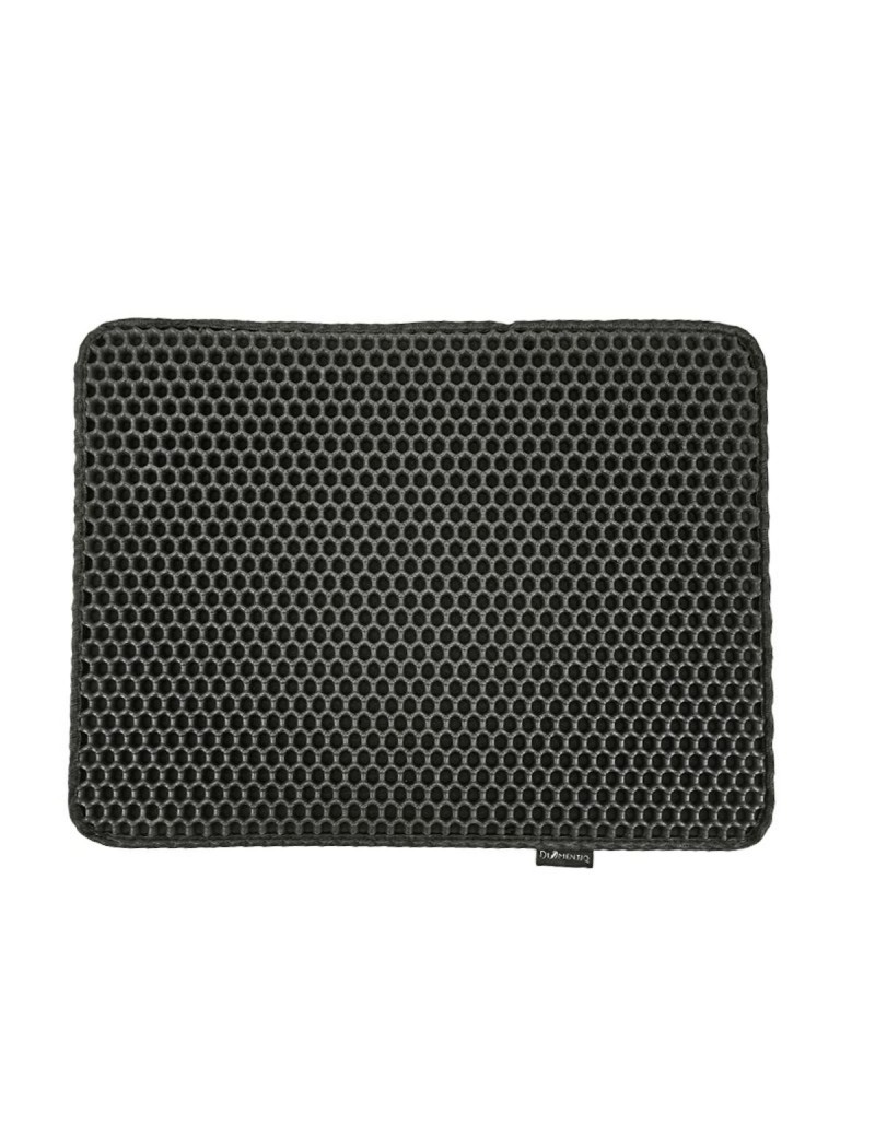 Tapis de Litière pour Chat Diamentiq                                 Noir EVA (1 Pièce)