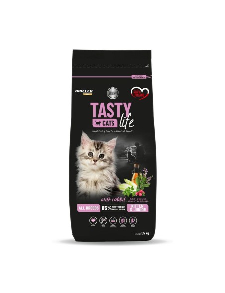 Comida para gato Biofeed Tasty Cats Life Conejo 1,5 Kg