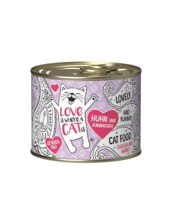 Katzenfutter LOVE IS WHERE A CAT IS 2191340 Huhn 200 g