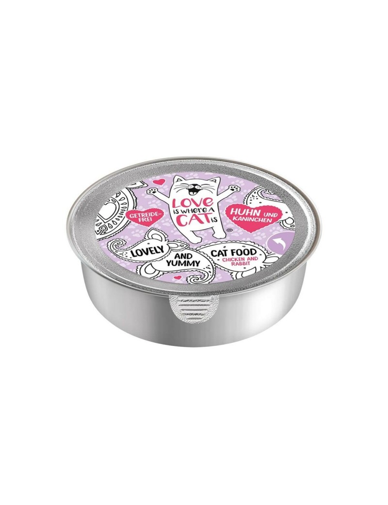 Katzenfutter LOVE IS WHERE A CAT IS 2190340 Huhn 85 g