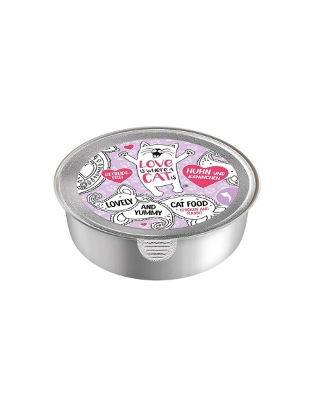 Katzenfutter LOVE IS WHERE A CAT IS 2190340 Huhn 85 g
