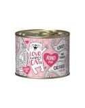 Katzenfutter LOVE IS WHERE A CAT IS 2191240 Rind und Kalbfleisch 200 g