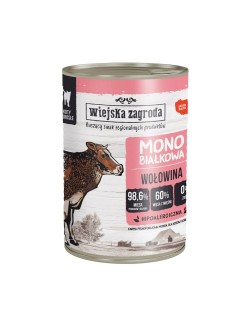 Comida para gato WIEJSKA ZAGRODA Carne monoproteica Carne de vacuno 400 g