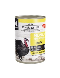 Comida para gato WIEJSKA ZAGRODA Monoproteína Pavo 400 g