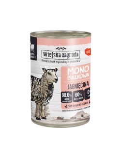 Comida para gato WIEJSKA ZAGRODA Monoproteína Cordero 400 g