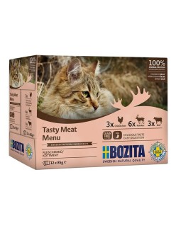 Comida para gato Bozita Tasty meat menu 12 x 85 g