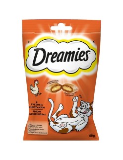 Snack para Gatos Dreamies Golosinas Pollo Carne de vacuno 60 L 60 g