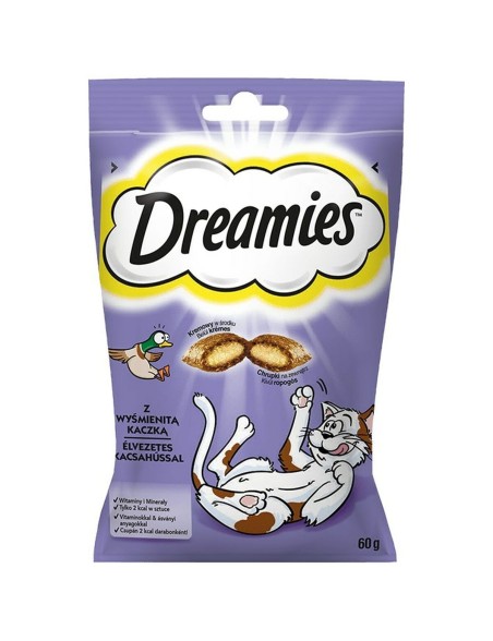 Snack para Gatos Dreamies Golosinas Pato 60 L 60 g