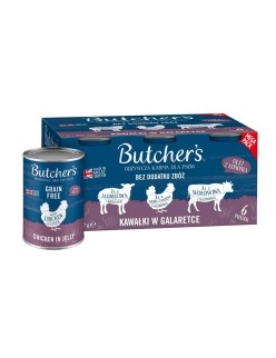 Comida húmeda Butcher's Original Recipe in Jelly mix smakow z wątrobką lub nerkami