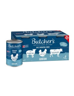 Comida húmeda Butcher's Original Junior Mega pack mix Pollo 6 x 400 g