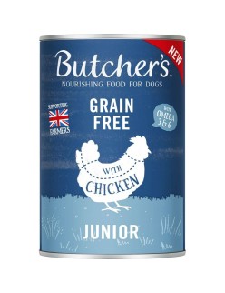 Comida húmeda Butcher's Original Junior Mega pack mix Pollo 6 x 400 g