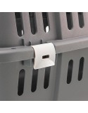 Transportín Ferplast Jet Blanco Gris Multicolor Plástico