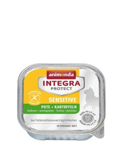 Comida para gato Animonda Integra Protect Sensitive Pavo Patatas 100 g 100 L