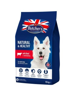 Futter Butcher's Natural & Healthy Erwachsener Rindfleisch 10 kg