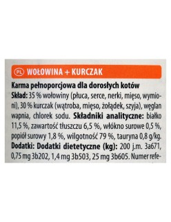 Katzenfutter Animonda Adult Huhn Rindfleisch 400 g