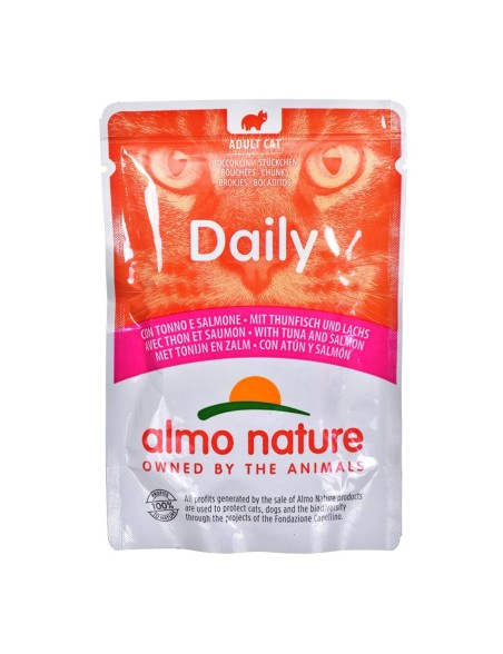 Comida para gato Almo Nature Nature Daily Salmón Atún 70 L 70 g