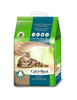 Arena para Gatos Cat's Best Sensitive Madera 20 L