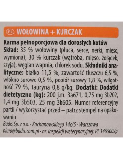 Katzenfutter Animonda Carny Huhn Rindfleisch 800 g