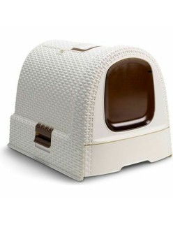 Katzentoilette Curver 2068962 Bronze 3,5 x 3,5 x 1 cm Harz Kunststoff