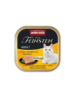Comida para gato Animonda Vom Feinsten Ternera Zanahoria 100 g 100 L