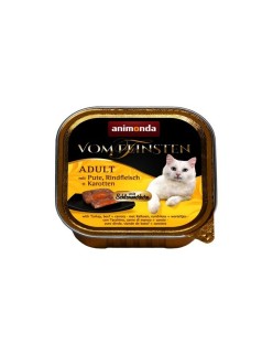 Katzenfutter Animonda Vom Feinsten Rindfleisch Mohrrübe 100 g 100 L