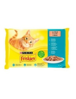Aliments pour chat Purina Mix Saumon Thon Morue 4 x 85 g