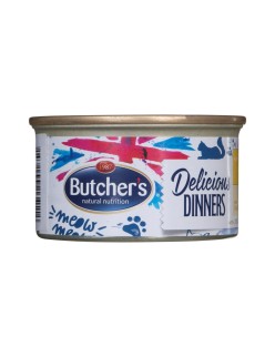 Katzenfutter Butcher's Delicious Dinners Huhn Truthahn 85 g
