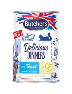 Katzenfutter Butcher's Delicious Dinners Huhn 400 g
