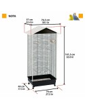 Jaula para Pájaros Ferplast 56115423 Blanco 7,5 x 11,5 x 4 cm