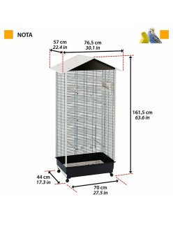 Jaula para Pájaros Ferplast 56115423 Blanco 7,5 x 11,5 x 4 cm