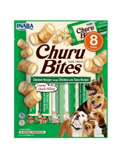 Hundesnack Inaba Churu Bites Huhn Thunfisch 8 x 12 g
