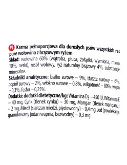 Nassfutter Dolina Noteci Premium Rindfleisch Reise 400 g