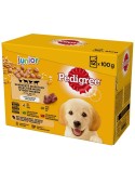 Nassfutter Pedigree unior Selection Huhn Rindfleisch Lamm Vögel 100 g 12 x 100 g