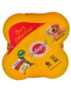 Nassfutter Pedigree                                 Huhn Rindfleisch 4 x 400 g