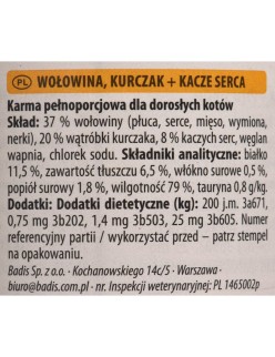 Katzenfutter Animonda                                 Huhn Rindfleisch Ente 400 g