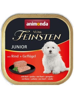 Nassfutter Animonda Vom Feinsten Junior Rindfleisch Vögel 150 g