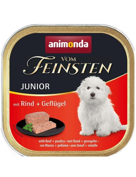 Nassfutter Animonda Vom Feinsten Junior Rindfleisch Vögel 150 g