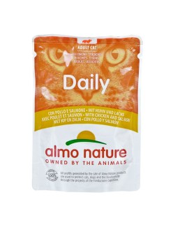 Comida para gato Almo Nature Daily Pollo Salmón 70 L 70 g