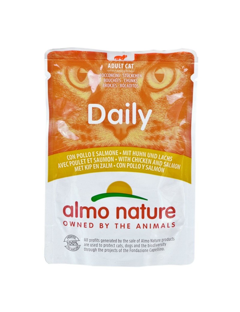 Comida para gato Almo Nature Daily Pollo Salmón 70 L 70 g