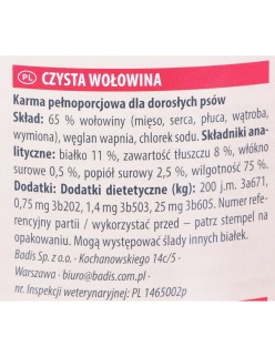 Alimentation humide Animonda GranCarno Single Veau Viande de bœuf