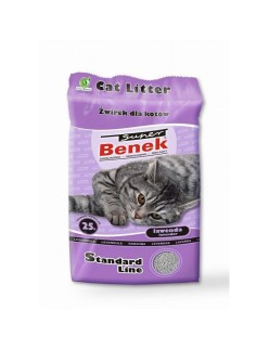 Arena para Gatos Super Benek                                 Lavanda 25 L